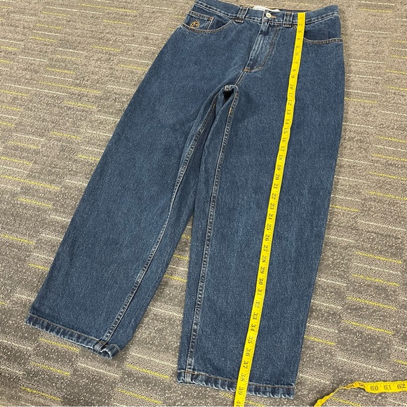 Polar Skate Co. Big Boy Jeans Size Small 32x28 Baggy Blue Skater Y2K Grunge - Picture 14 of 15